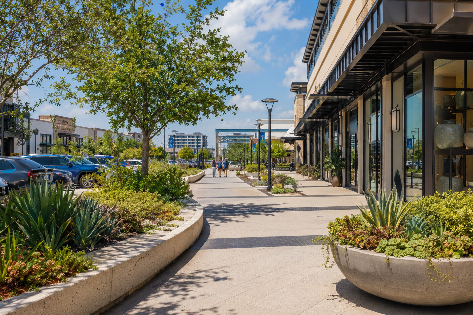 Temporary AI visual representing Greenspoint Shopping Area